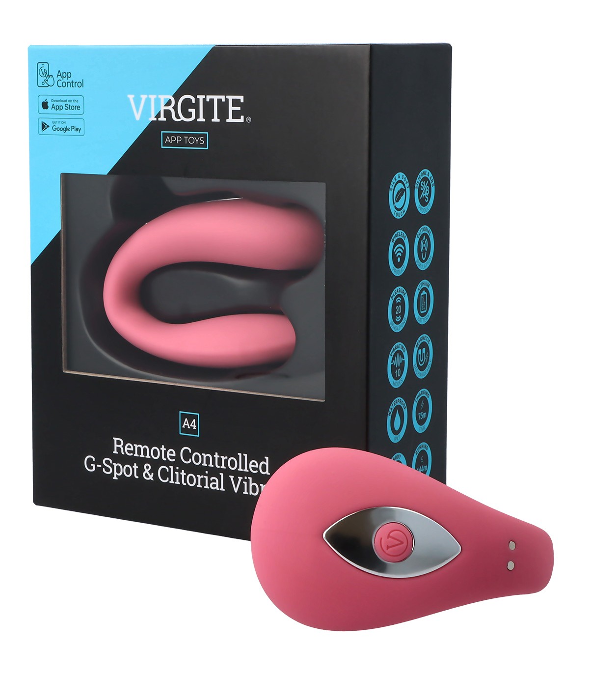 A4 REMOTE CONTROLLED G-SPOT & CLITORIAL VIBRATOR