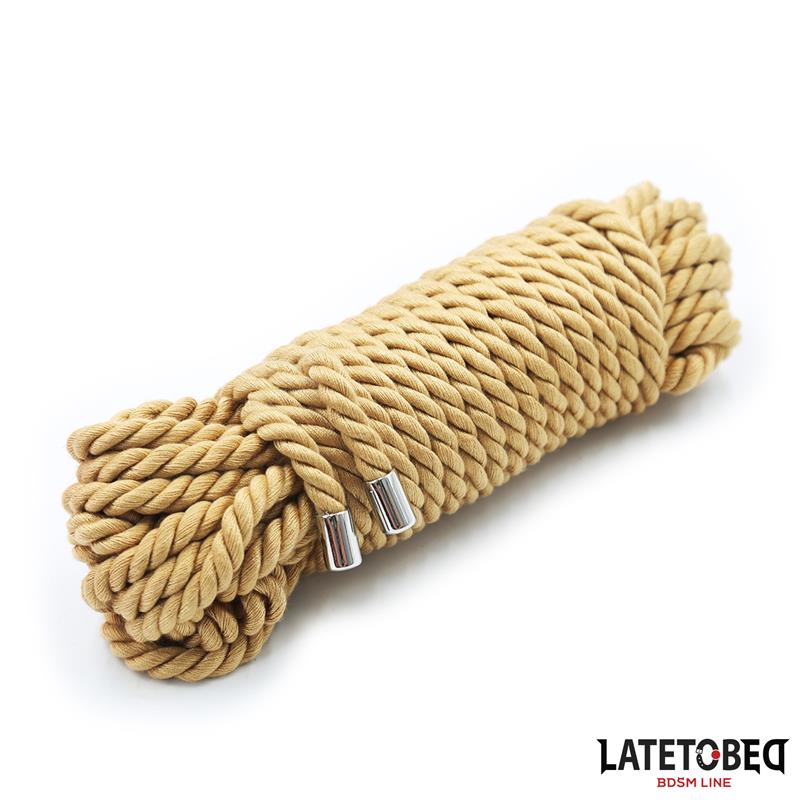 Bondage Rope with Metal Details  10m