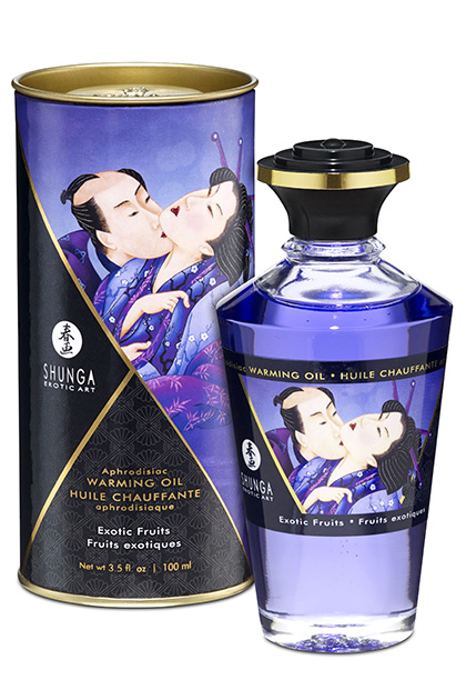 Shunga warming oil exotic fruits