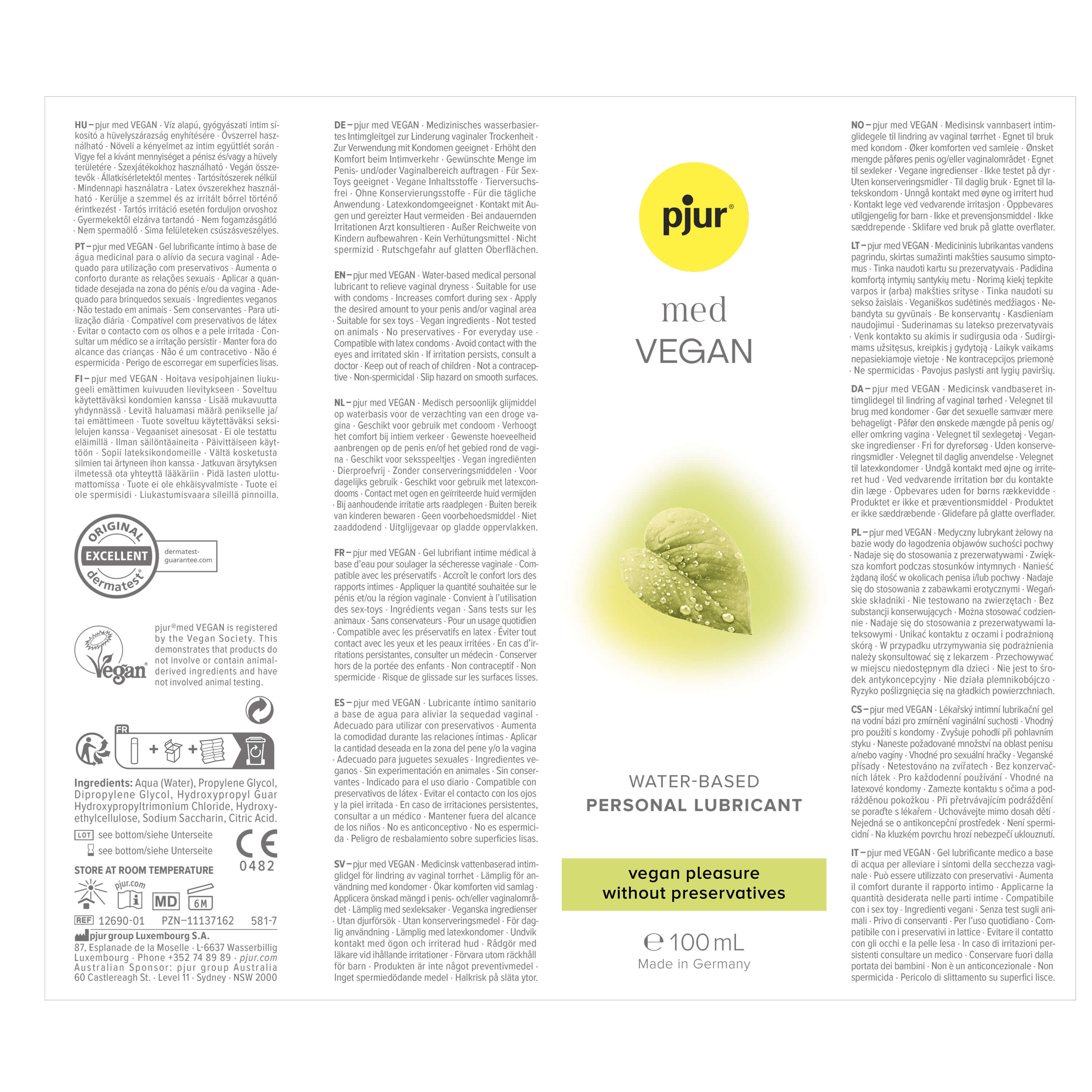 pjur med VEGAN - 2 ml