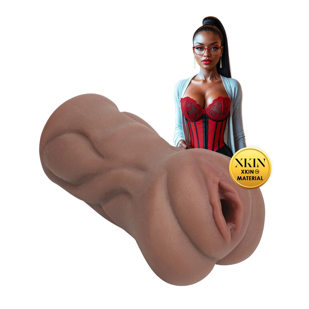 Carreer Girls - Sexy Librarian Paige Spreadmore - TPE Medium Masturbator - 244g - Brown