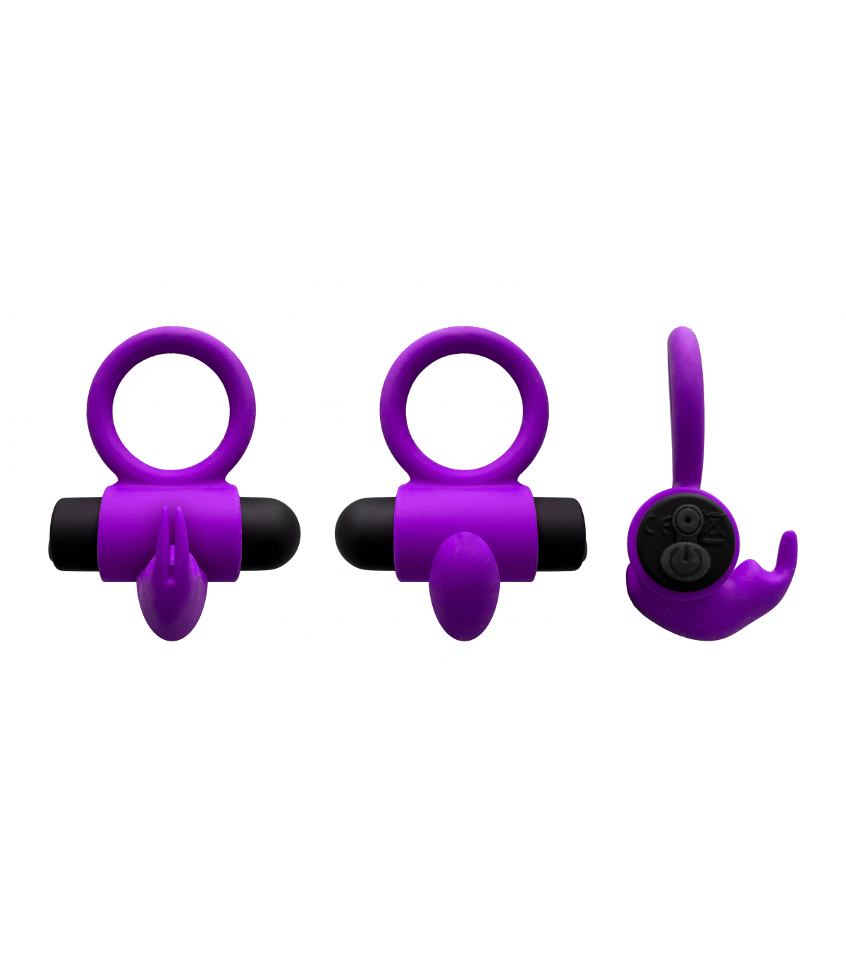 E9 PURPLE RECHARGEABLE VIBRATING RING