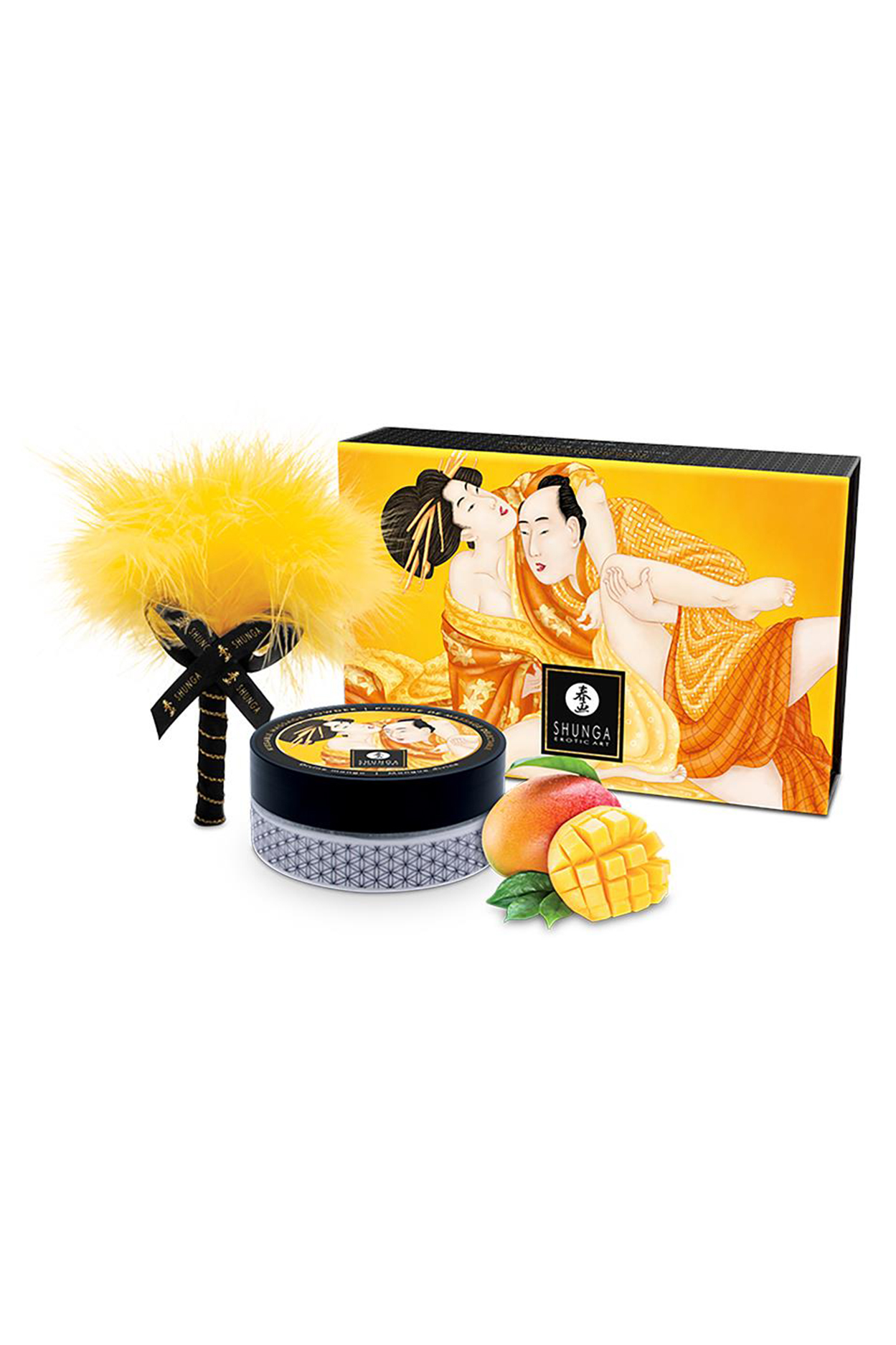 Shunga kissable massage powder luscious mango