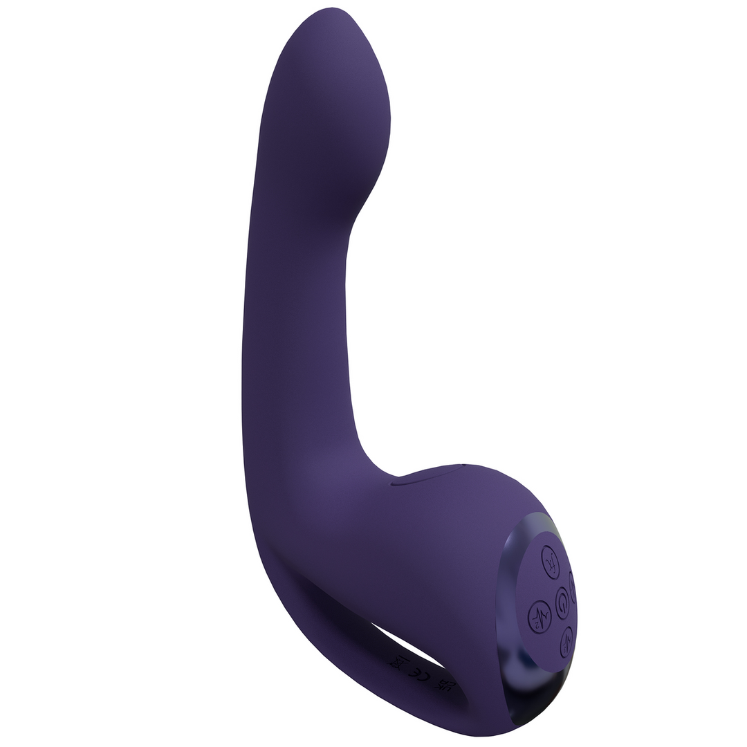 Riko - Triple Motor Thumper with Advanced Finger Motion  Pulse Wave Stimulator - Purple