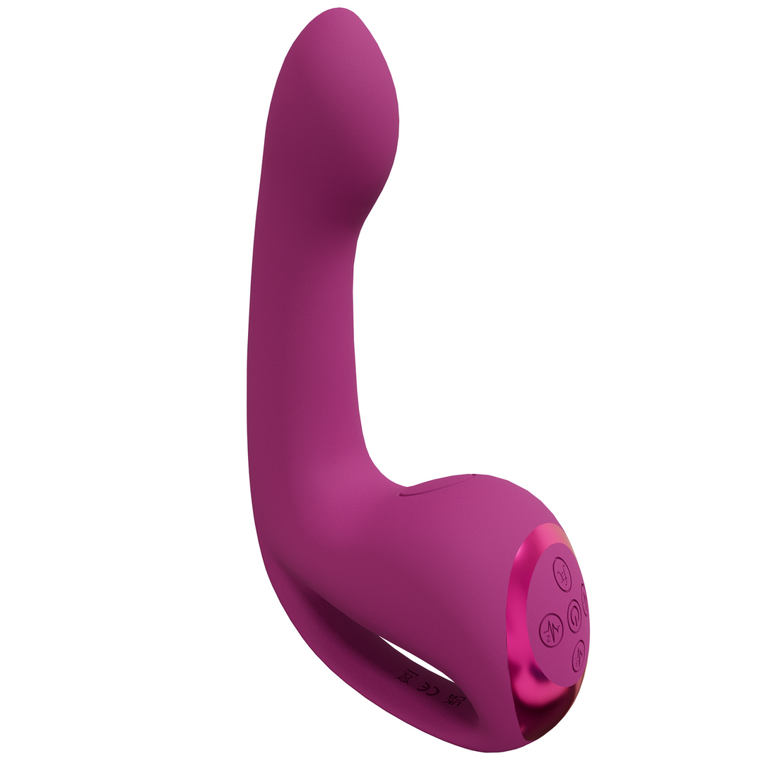 Riko - Triple Motor Thumper with Advanced Finger Motion  Pulse Wave Stimulator - Pink