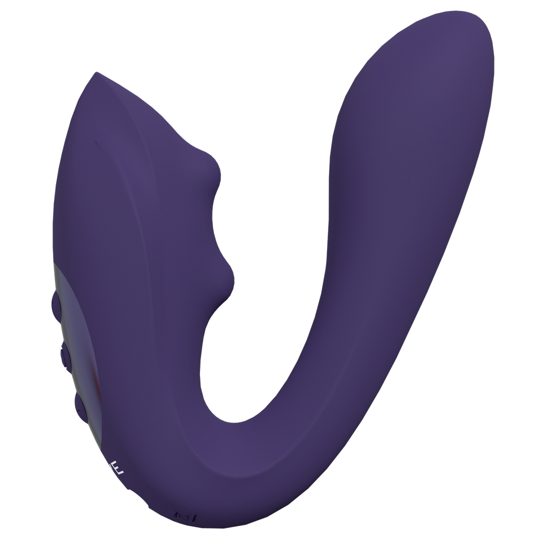 Yuki - Dual Motor G-Spot Vibrator with Massaging Beads - Purple
