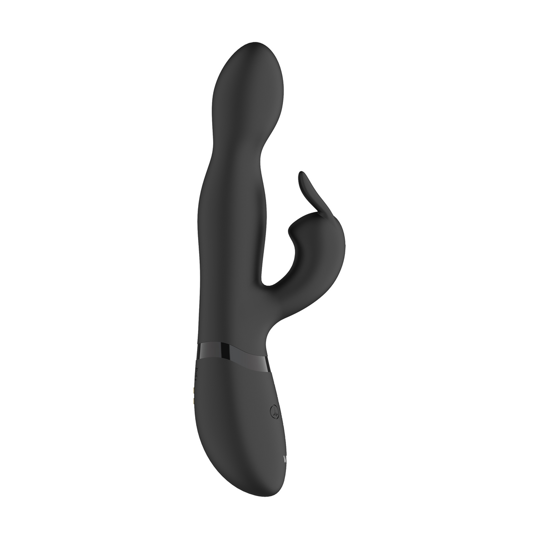 Niva - Rotating Rabbit Vibrator - Black