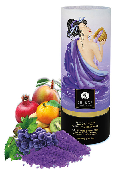Shunga bath salts oriental crystals exotic fruits