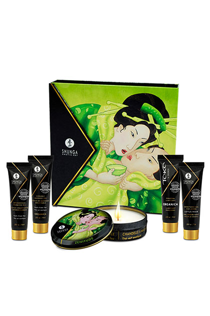 Shunga geisha's secret kit organica exotic green tea