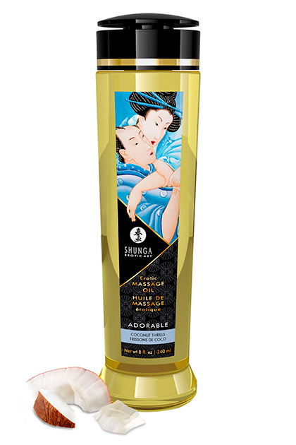 Shunga massage oil adorable coconut thrills