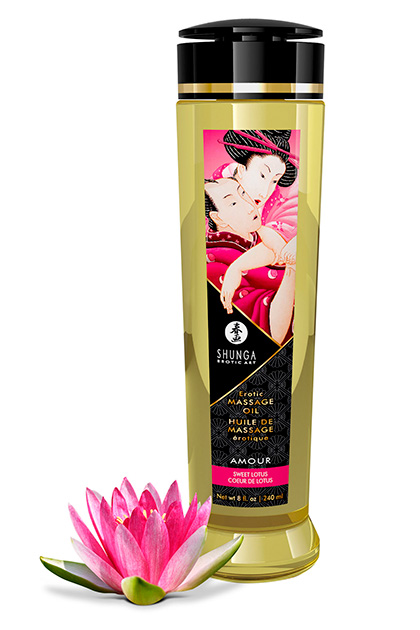 Shunga massage oil amour sweet lotus