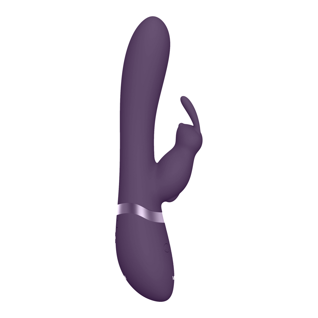 Taka - Inflatable and Vibrating Rabbit Vibrator - Purple