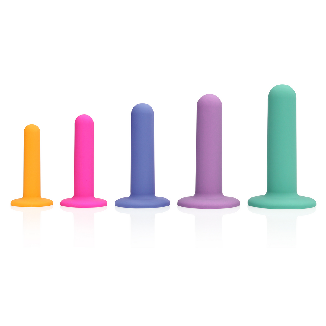 Silicone Vagina Dilator Set - Multicolor