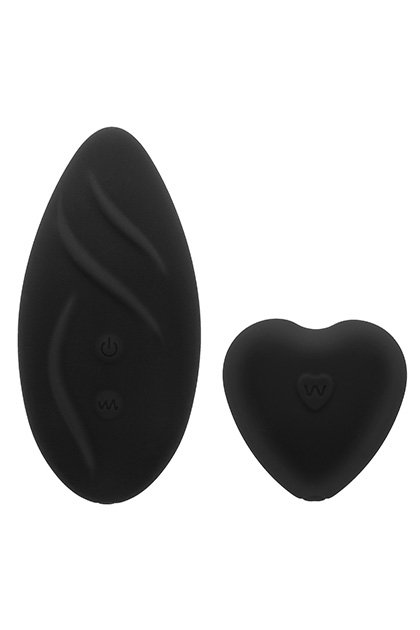 S Pleasures Premium Panty Vibe Sweetheart External Massager Black