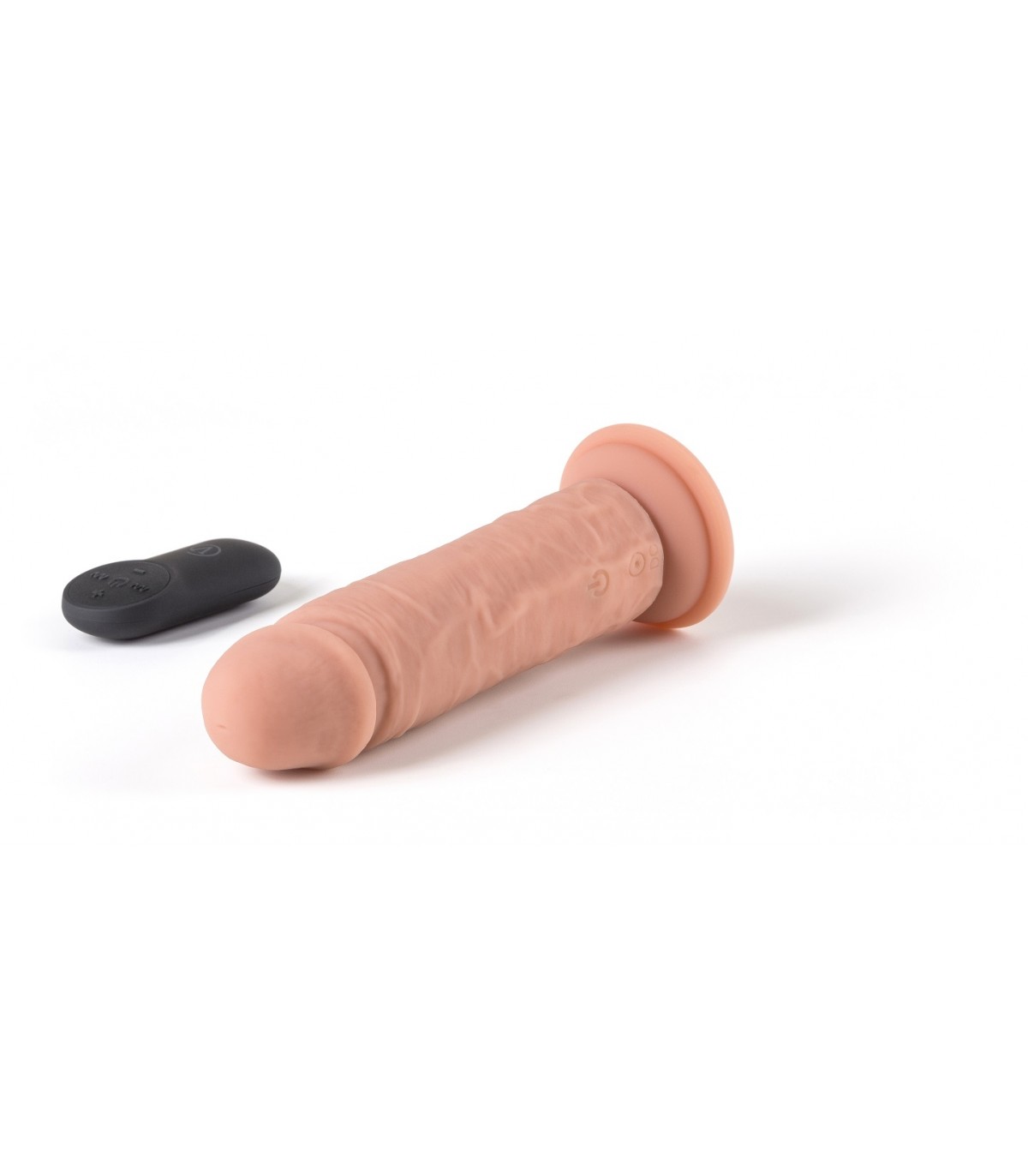 REALISTIC VIBRATOR "R11" FLESH 14.4CM W/ REMOTE CONTROL