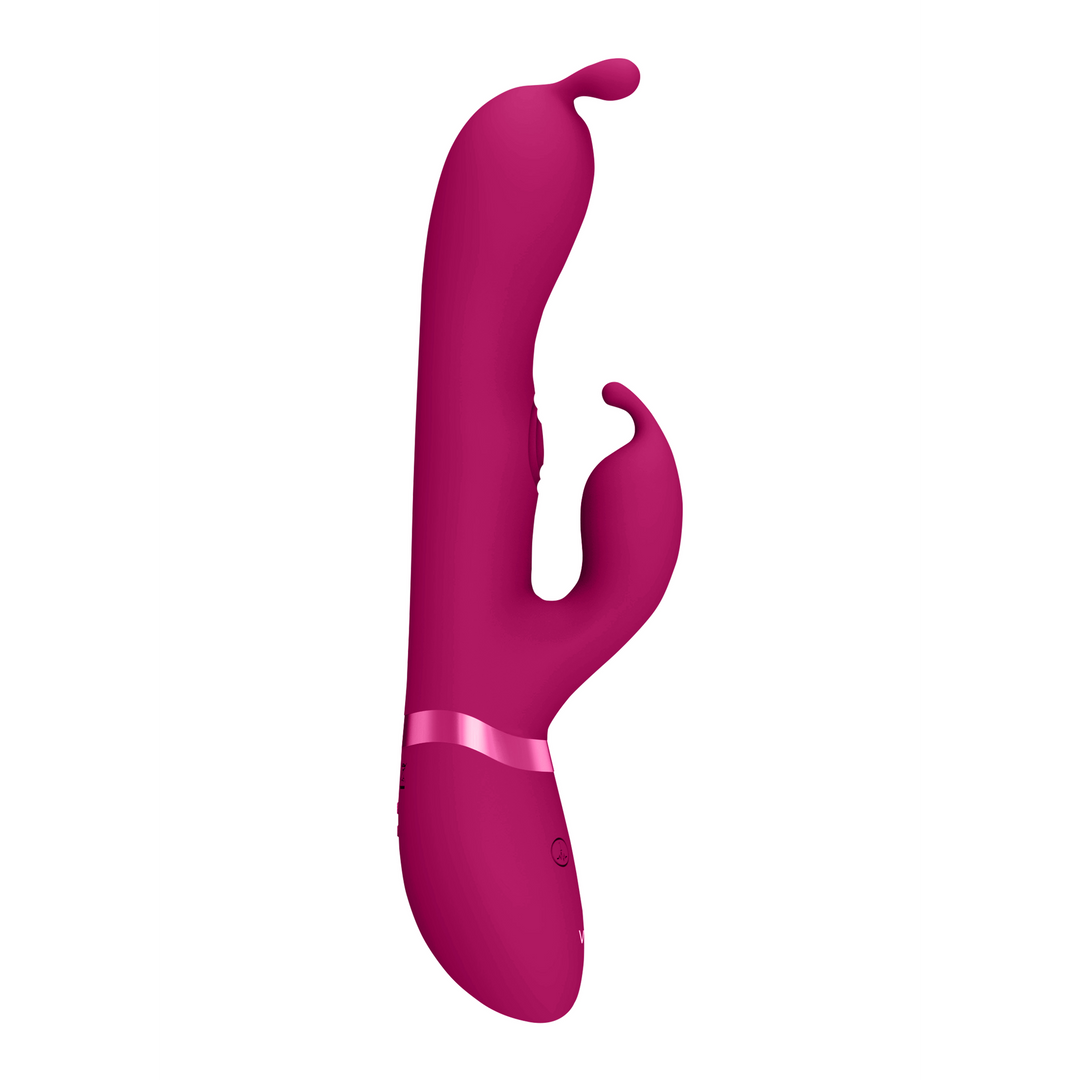 Gada - Vibrating Bunny Ear G-Spot Rabbit with Pulse Wave Shaft