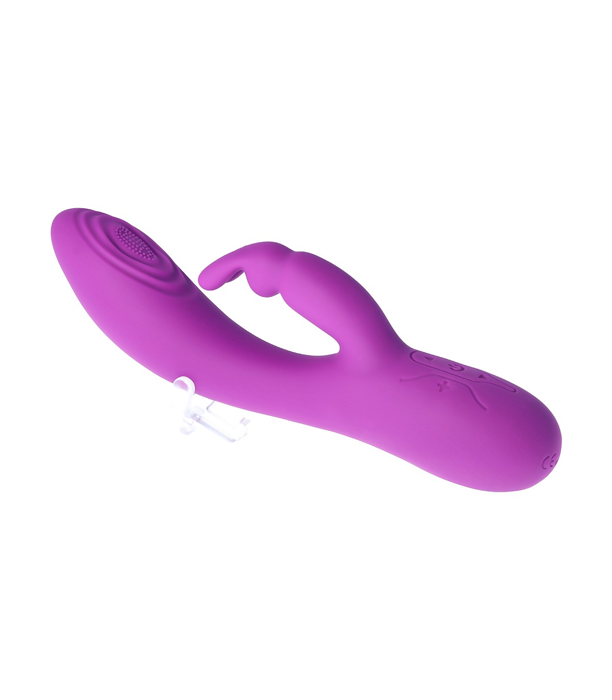V9 RECHARGEABLE TAPPING VIBRATOR PURPLE