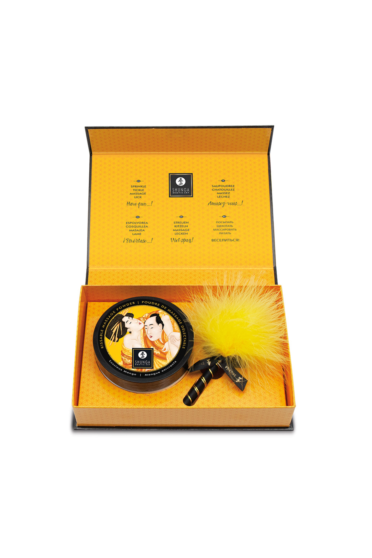 Shunga kissable massage powder luscious mango