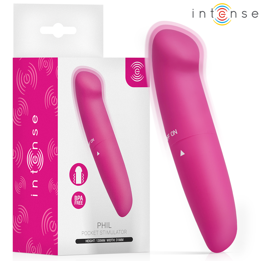 Intense Fun Toys - Intense - Phil G-Spot Vibrator Pink 13 Cm