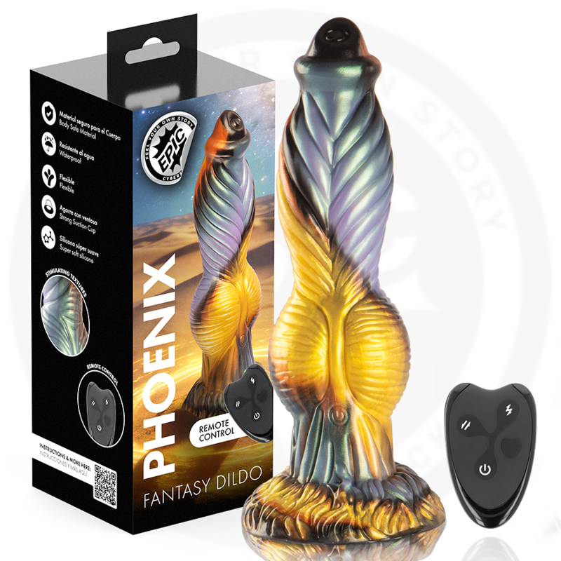 Epic - Phoenix Dildo The Resurgence Of Pleasure Rechargeable Remote Control