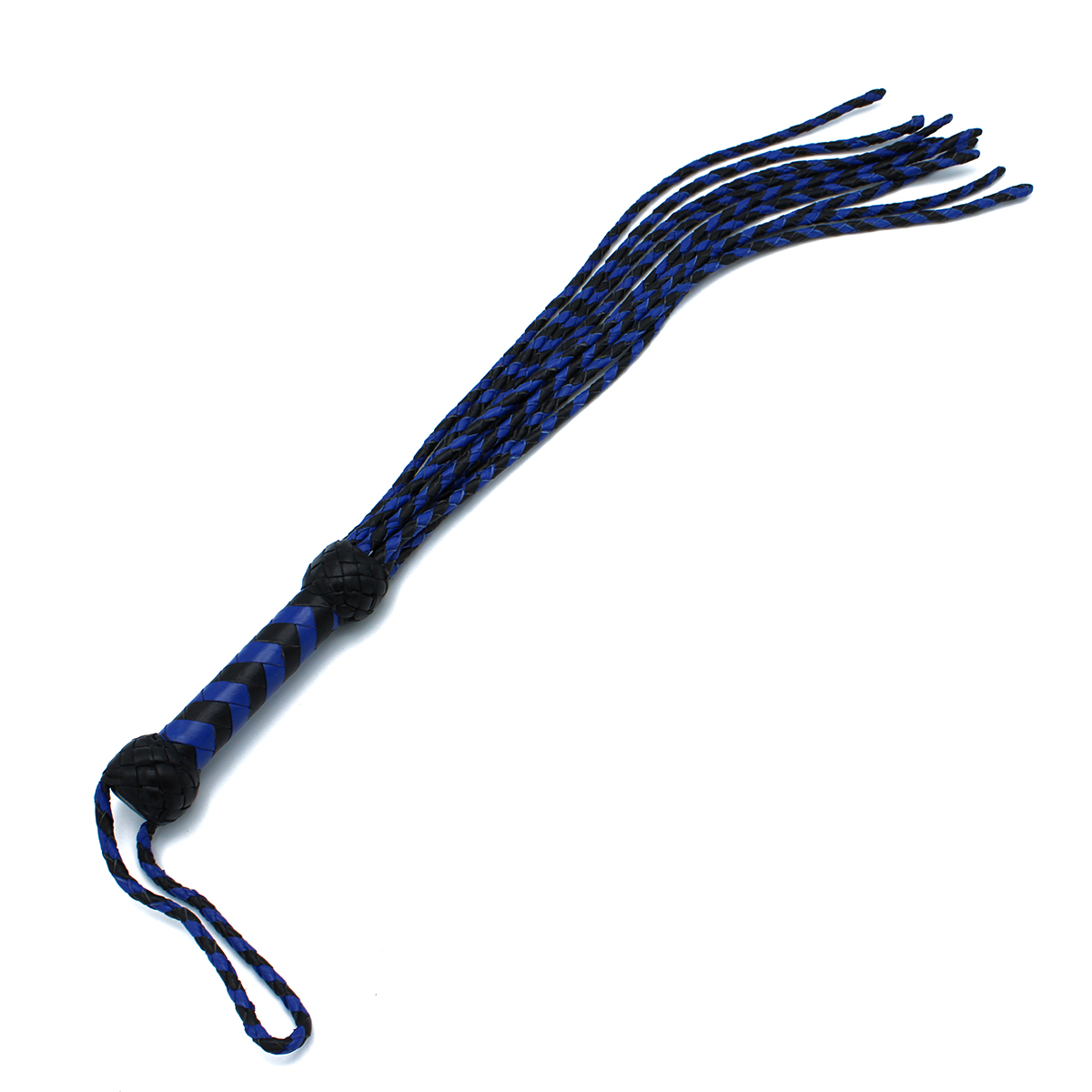 Kiotos Leather Leather Whip Nine Tails Black & Blue