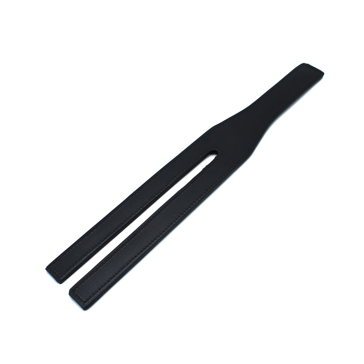 Kiotos Leather Black Leather Y-Split Paddle